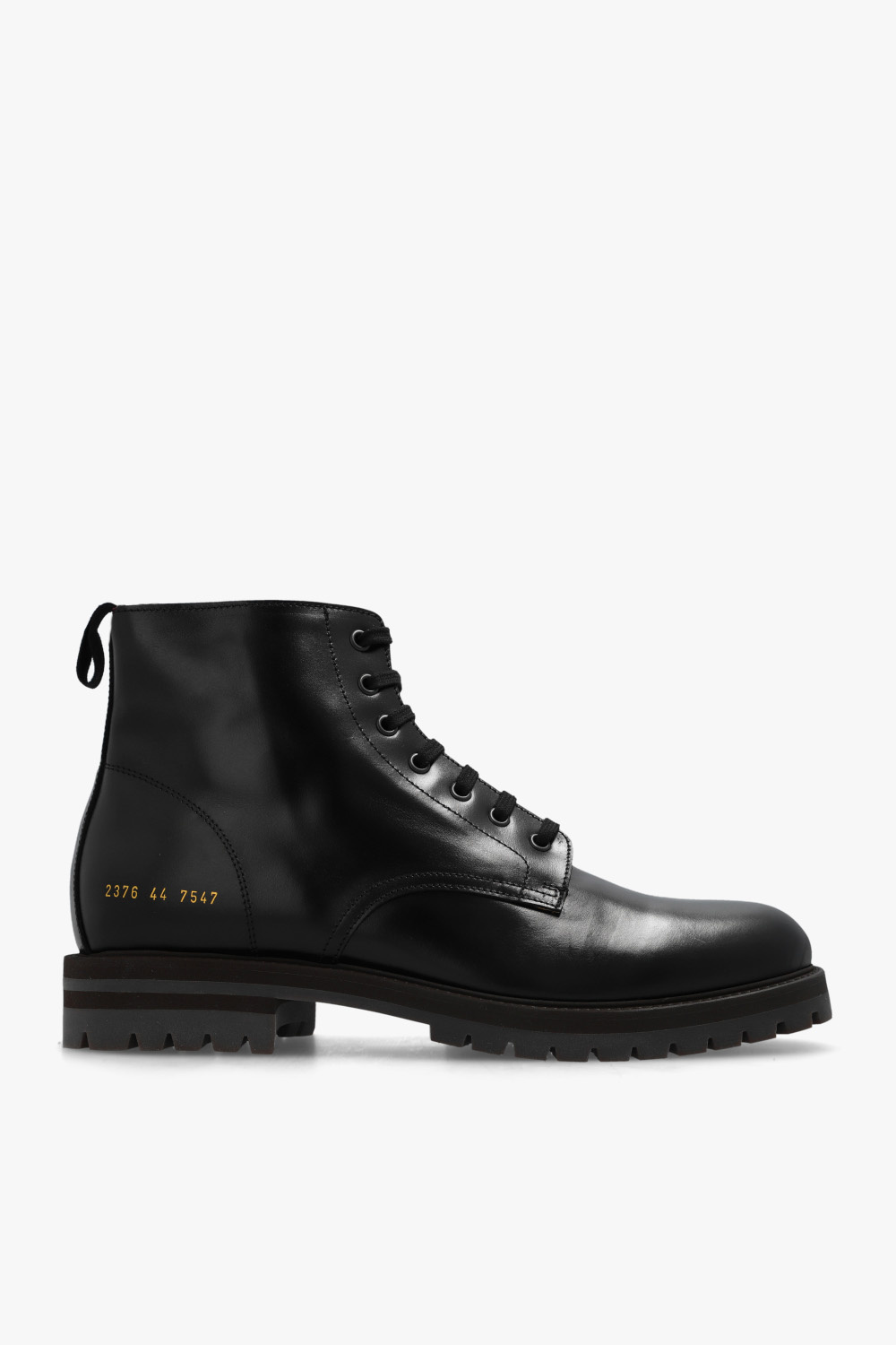 Common Projects Leather Combat Boots Men S Shoes Vitkac